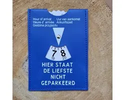 Parkeerschijf - nicht - Hier staat de liefste nicht geparkeerd