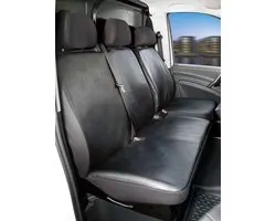 Housse de siège Transporter Simili cuir anthracite sur mesure pour Mercedes-Benz Viano/ Vito, Canapé simple et double