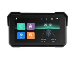 Système de navigation moto NordHaus - Apple CarPlay & Android Auto sans fil - Écran tactile 5 pouces - Étanche IP68 - Écran GPS Bluetooth