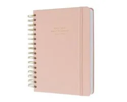 Kokonote A5 Academic Diary 2025-2026 Page A Day - Rose Brillant | Planificateur Académique 2025-2026 Avec Autocollants, Essentials Étudiants Pour Université, Fournitures de Rentrée Scolaire