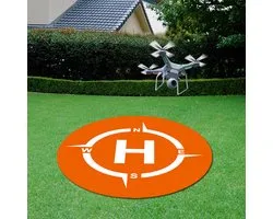 Moderne ronde drone startplatform, draagbare landingsmat Geschikt voor DJI Neo/Mini 4 Pro/Mini 4K/Holy Stone/RC quadcopter - 60 cm