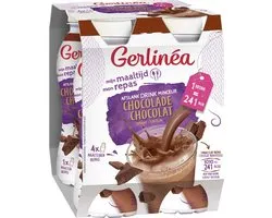Gerlinea Maaltijdvervangers - Afslankdrink - Chocolade - 4 x 236ml