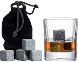 BOTC RVS Whiskey Stones Set - 9 delig Whisky Stenen - Herbruikbare Ijsblokjes - Metalen Ice Cubes Herbruikbaar