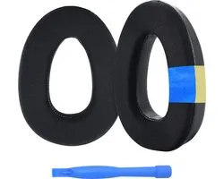 Ear Pads Replacement for Sennheiser PXC480/PXC550/PXC 550-II/MB660 UC/MB 660 MC Headphones by MMOBIEL - Cooling Gel Ear Pad Cushions - Noise Isolation Earpads Replacement – Black