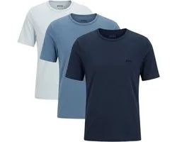 Hugo Boss heren BOSS classic 3P O-hals shirts blauw II