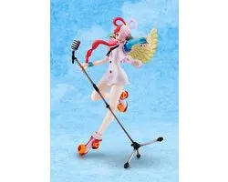 Statue en PVC POP rouge One Piece de Megahouse Diva du monde Uta 23 cm