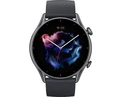 Amazfit GTR 3 Pro 3,68 cm (1.45") AMOLED 46 mm Noir GPS (satellite)