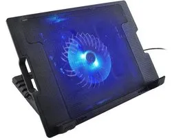 Universele Laptop Fan Cooling Stand Pad - Verstelbare Notebook Cooler Standaard Koeler Ventilator Houder - 11/12/13/14/15/16/17 Inch