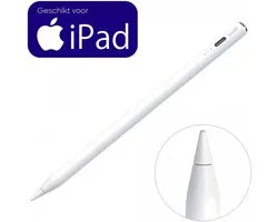 Buddi Wave Actieve Stylus Pen met Handpalmrejectie - Geschikt Voor iPads Vanaf 2018 - Wit - Kantelgevoelig - Magnetisch - USB-C Opladen - Extra Tip - Geschikt voor Tekenen, Schrijven en Schetsen
