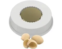 Pastamaker Opzetstuk - Pastarol Pastamachine - Zelf Pasta Maken - POM Canestro Rigato - Compatibel KitchenAid - rood