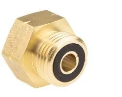 Adapter Verloop van Shell naar DIN - Kraan inlusief met rubber ring - Propaan 21.8"L - G.8 - G.2