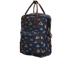 Zebra Trends Bouwvoertuigen School Rugzak - 4-8 Jaar - Top Kwaliteit - Blauw