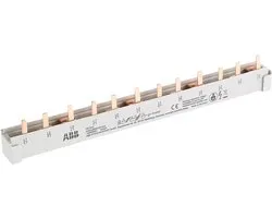 ABB 2CDL230001R1012 ABB STOTZ-KONTAKT faserail PS3/12 3-fasig 12 modules Phase busbar Aantal rijen 3 3-polig 10 mm² 1 s