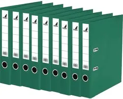 10x KTC Ordner A4 2 rings 75mm PP/ PP groen