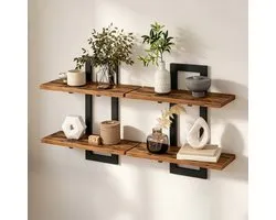 Wandrek - set van 2 - 38 cm breed - industrieel