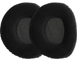 kwmobile 2x Coussinets d'oreille en Velours pour Casque Sennheiser RS160 / RS170 / RS180 - Coussins pour Casque Over-Ear en Noir