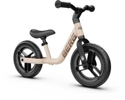BERG MOOV10 Loopfiets - 2+ jaar - 10 inch - Lichtgewicht - Anti-lek EVA Banden - Verstelbaar Stuur en Zadel - Sand Beige