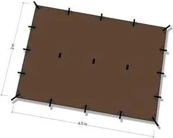 DD Hamacs Tarp XL - Coyote Brown