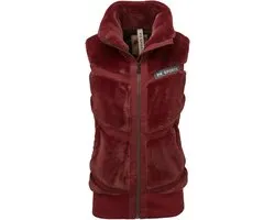 PK International - Fluffy Bodywarmer - Jersey voering - Opstaande kraag - Elastische band - Rowin - Port - XS/34