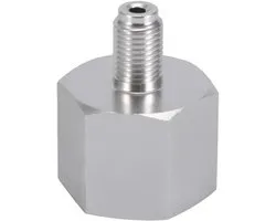 CO2 Adapter Zinklegering Mini Regulator Homebrew Bier Corny Keg 6acme-6g Aan 3/8-24unf
