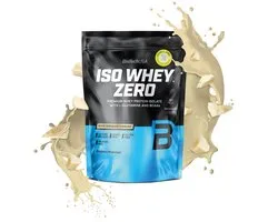 BioTechUSA Iso Whey Zero | isolat de protéines de lactosérum de Premium | Nourri à l'herbe | Sans enzymes | Sans sucre et sans gluten, 454 g, Chocolat Blanc