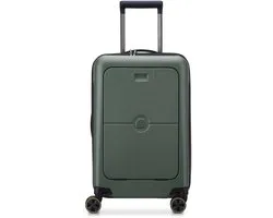 DELSEY PARIS Valise pour ordinateur portable Turenne 2.0 4 Double Rolls Business Cabin Trolley 55 Green Vert foncé