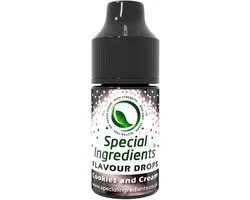 Koekjes en Slagroom Smaak Druppels - 30 ml - Smaakdruppels - Flavour Drops - Moderne Gastronomie - Moleculair Koken - Hersluitbare Pot - Recycled Plastic
