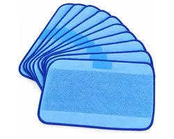 BukkitBow - 10 Chiffons Microfibre Pro - Nettoyants pour iRobot Braava - 4200/5200 / 5200C / 380 / 380T - 10 Pièces