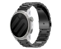 Strap-it Titanium bandje geschikt voor Garmin Fenix 9 (Pro) 51mm / Fenix 8 (Pro) 51mm / Garmin Fenix 7x (Pro - Sapphire Solar) / Fenix 6x (Pro - Sapphire) / Fenix 5x (Plus) / Fenix 3 / Epix Pro (Gen 2 - 51mm) / Enduro 1-2-3 - Zwart