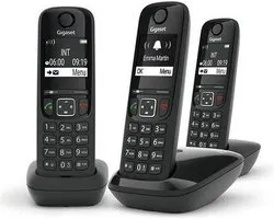 Gigaset AS690R Trio DECT Telefoon Zwart