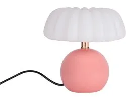 LUH® Mushroom Light – Lampe de table Design rose – Tactile – LED – 20 cm