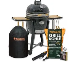 Monolith TWO.55 Classic Starterset – Complete Kamado BBQ Set – met onderstel en Accessoires