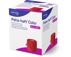 Hartmann - Peha-haft Color Latexvrij 10cm x 20m - Rood