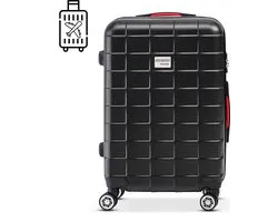 Monzana Exopack hardcase koffer zwart 67x44x28cm