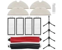 Compatible avec les aspirateurs Roborock Q5Pro/Q5 PRO+/Q8 Max/Q8 Max +. Accessoires de vêtements pour bébé : filtre, brosses latérales et brosse principale de rechange - 15 pièces.
