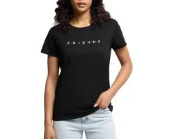 Friends Logo Wit Premium T Shirt Dames