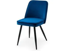 Julian Bowen set of 2 Burgess dining chairs - blue