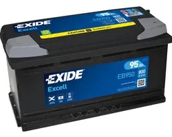 Exide Excell 12V 95Ah - Loodzuur - Startaccu - EB950