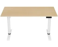 Arozzi Arena Nordico Elektrisch Zit-Sta Bureau - 140 cm - Licht Berk