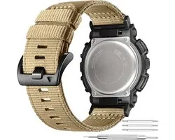 Duurzame Nylon Sporthorlogeband voor Casio G-Shock DW-5600/8900, Verstelbare Band voor GA-100/GW-B5600/GB-5600/GW-6900, Ideaal voor Actieve Gebruikers