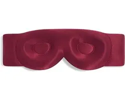 Dore & Rose - Aura Slaapmasker - Oogmasker - Wimper beschermend - Zijden Slaapmasker Voor Mannen en Vrouwen - Eye Mask - Verduisterend - Wallen - Rood