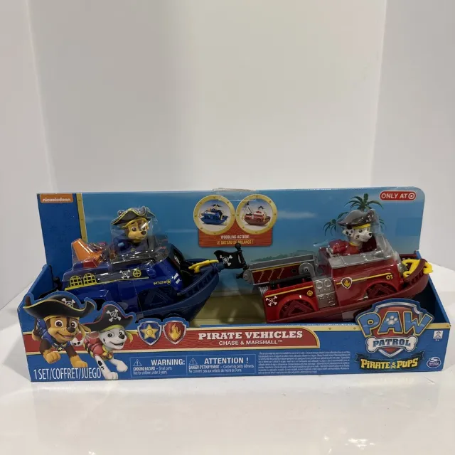 Paw Patrol Pirate Pups - PIRATE VEHICLES with Action FIGURES  Brand New