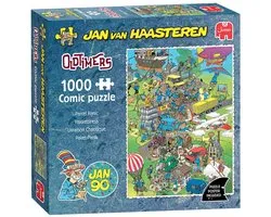 Jumbo Jan van Haasteren - Oldtimer - Le stress des colis - Puzzle de 1000 pièces - Puzzle pour adultes