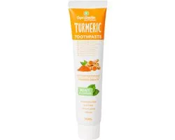 Turmeric / Kurkuma Tandpasta - Marron / Multicolor - Pasta - 75 ml - Toothpaste