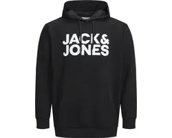 Jack & Jones Logo Sweat à Capuche Noir (Taille: 5XL)