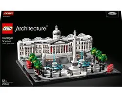 LEGO 21045 Architecture Trafalgar Square Modelbouwpakket met Londen National Gallery, London Cadeaus voor Kinderen en Volwassenen