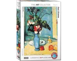 Eurographics - Blauwe Vaas [Vase Bleu] - Paul Cezanne - 1000 stukjes 48×68cm (b×h) - Fine Art Legpuzzel
