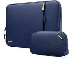 tomtoc Defender-A13 360 beschermende laptophoes set voor 14-inch MacBook Pro M5 Pro/Max (2026) A3426 A3427 A3434 M4/M3/M2/M1 A3112 A3401 A3185, waterbestendige laptoptas met accessoirevak voor Dell XPS 14