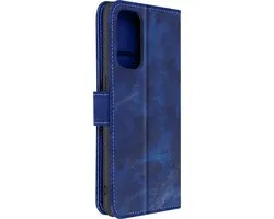 Convient pour Oppo Reno 5 5G/Find X3 Lite Flip Wallet Case Video Support Night Blue