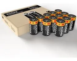 Kodak XTRALIFE alkaline C battery 12 pack